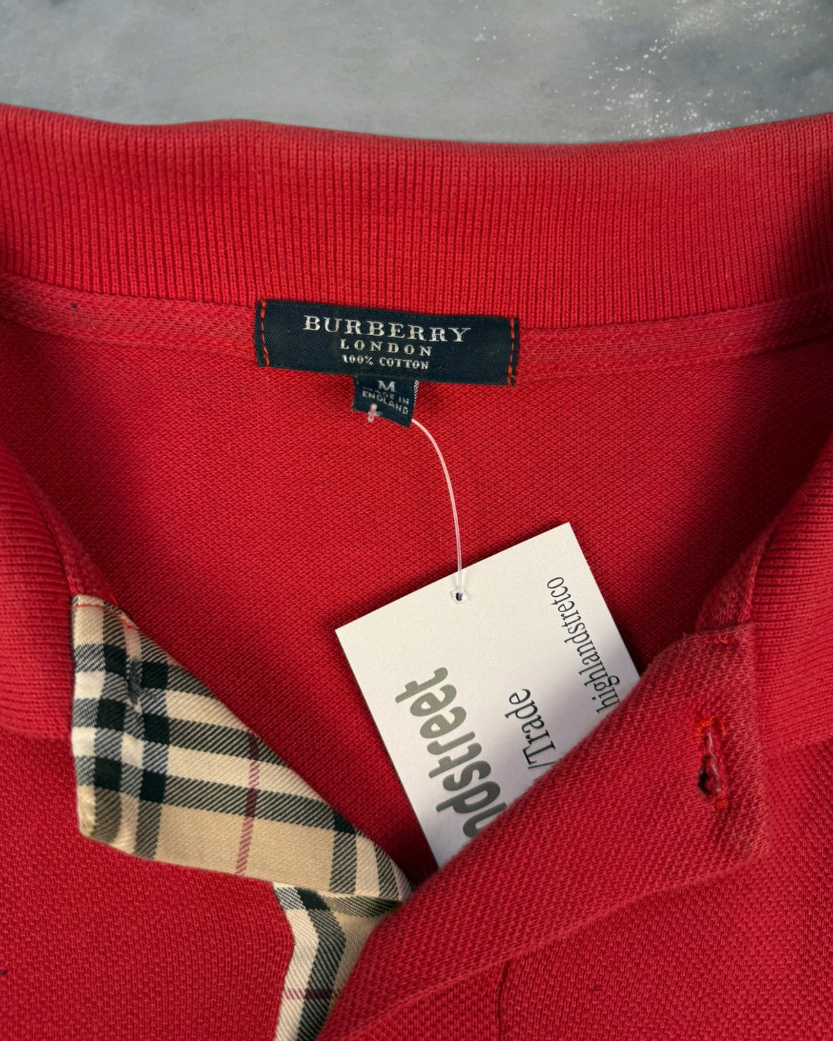 ‘90s Burberry Polo Sz. M
