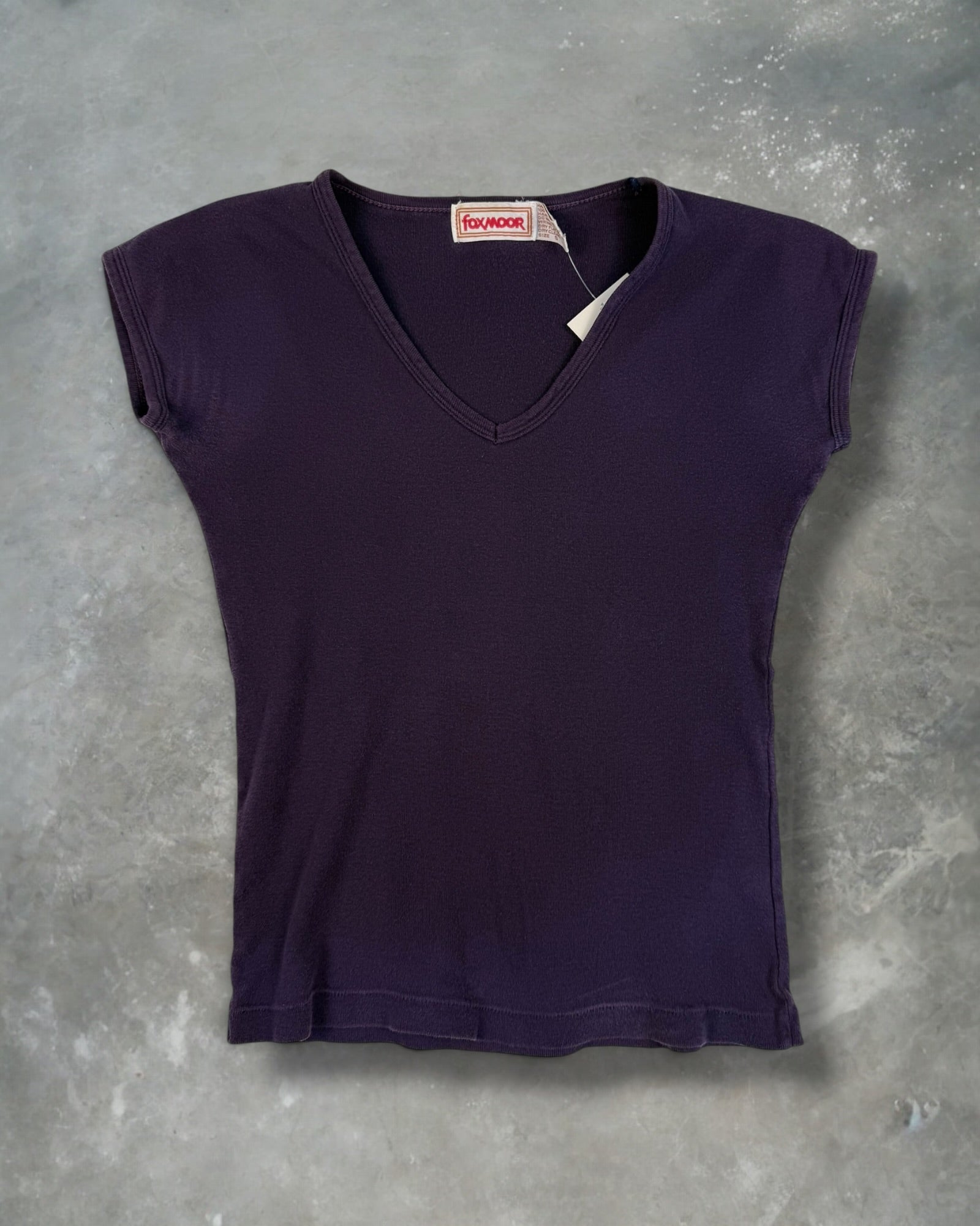 ‘80s Foxmoor Purple Top Sz. S