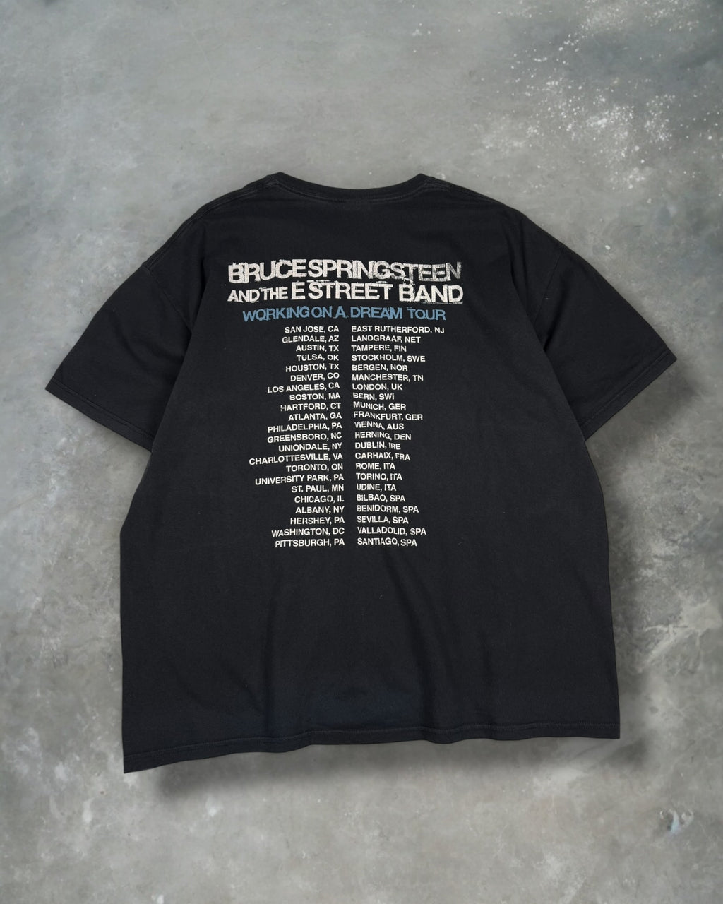 ‘09 Bruce Springsteen Tour Tee Sz. XXL