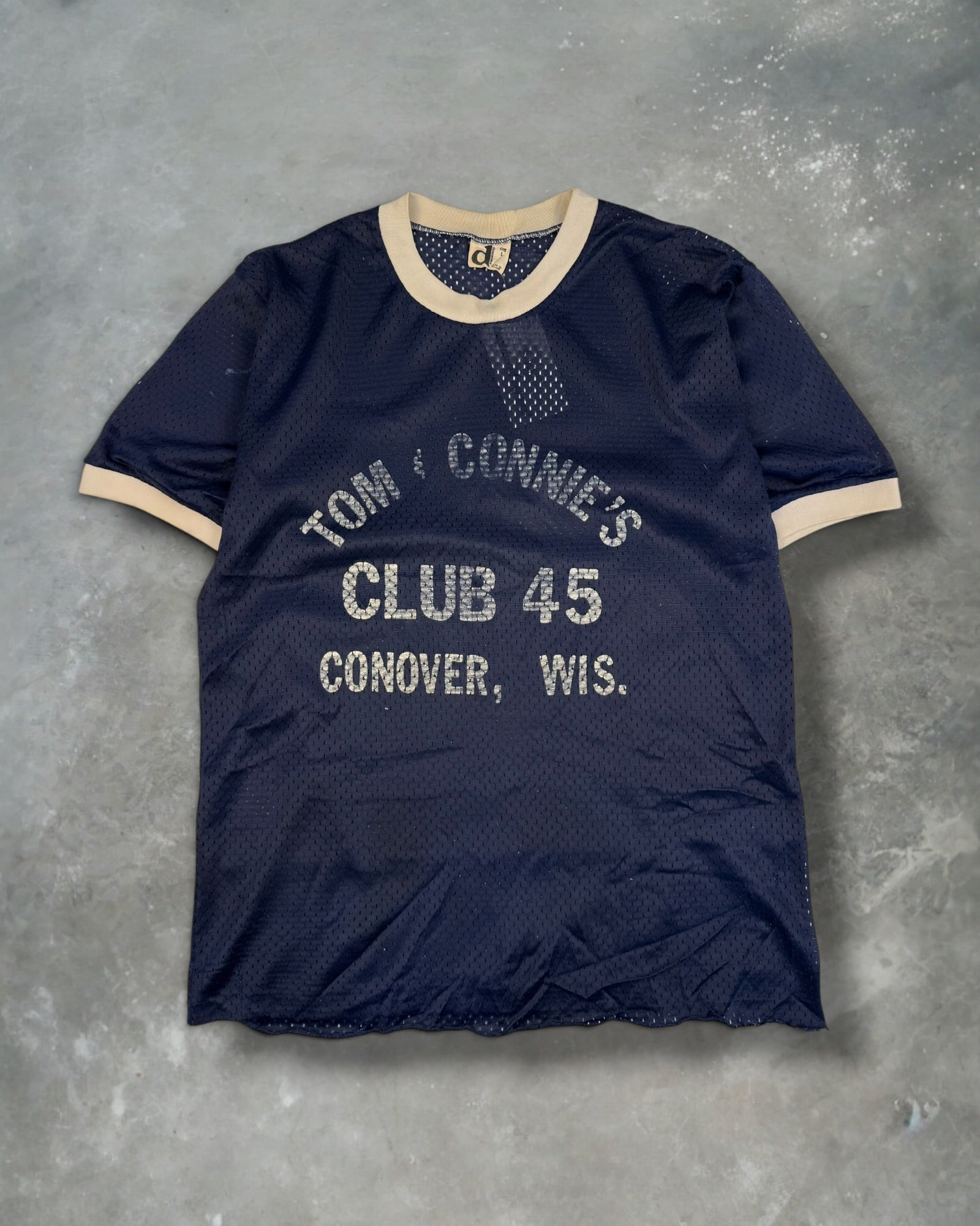 ‘70s Downerwear Club 45 Jersey Tee Sz. L