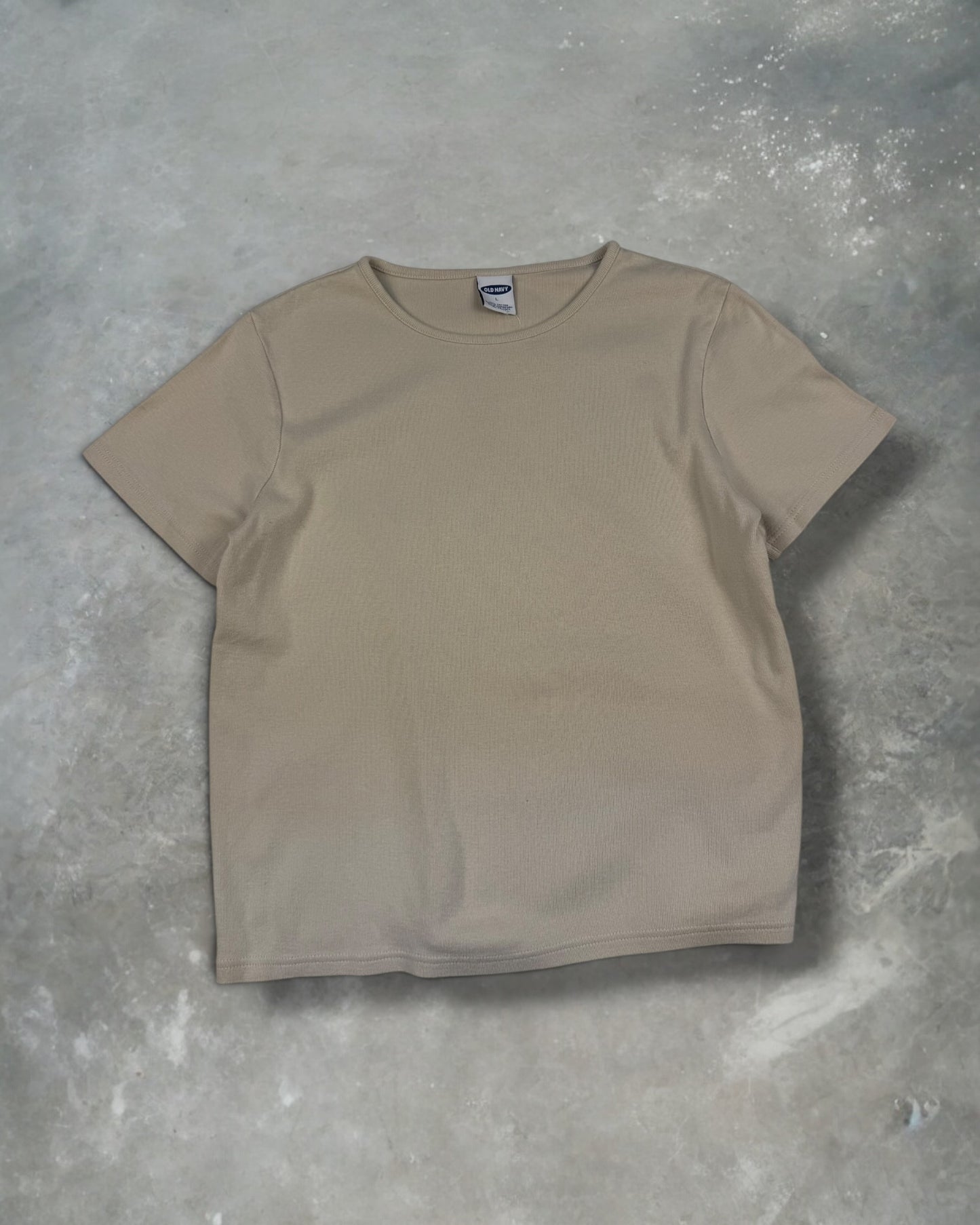 ‘00s Beige Old Navy Top Sz. L