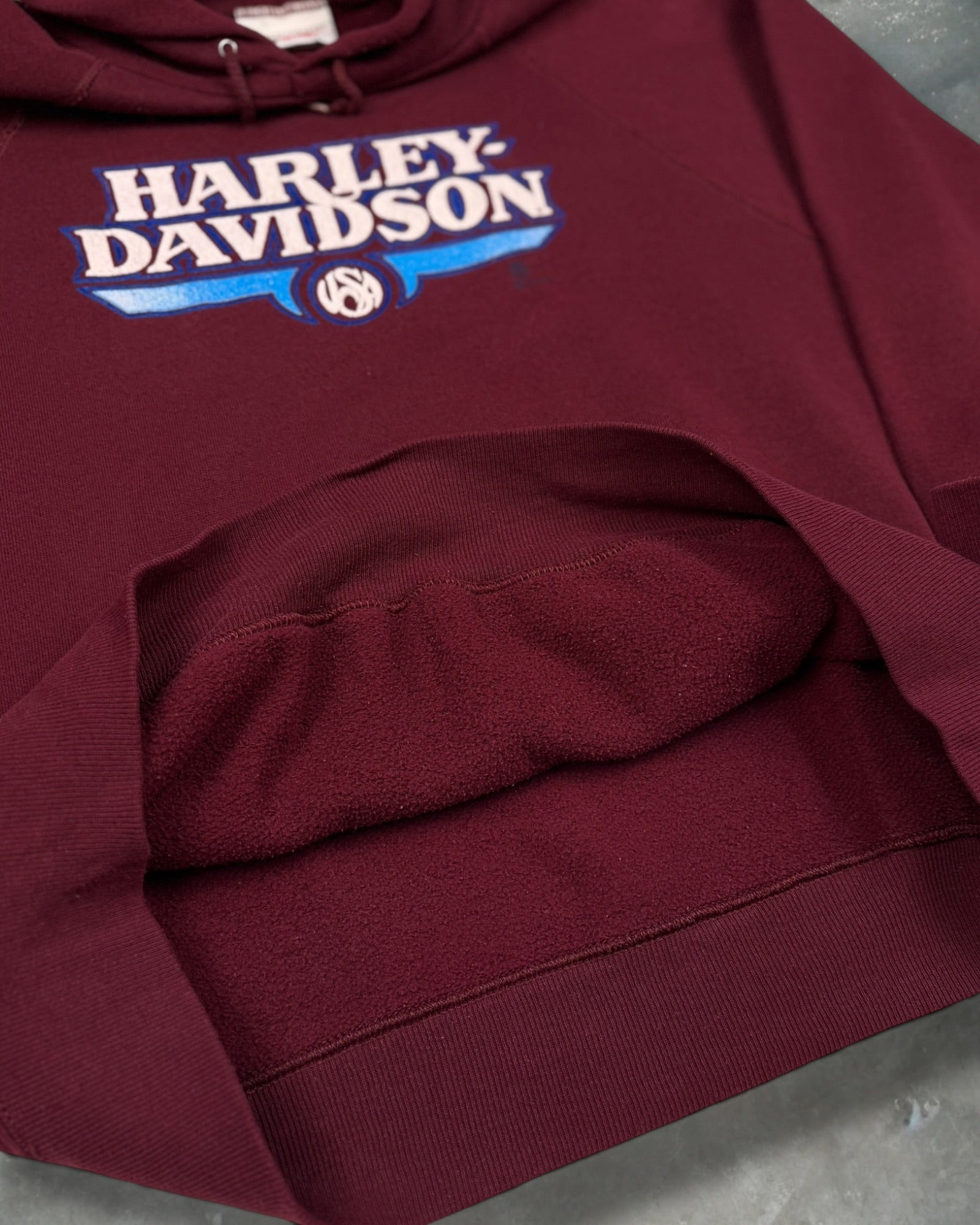 ‘82 Harley Davidson South East Raglan Hoodie Sz. XL