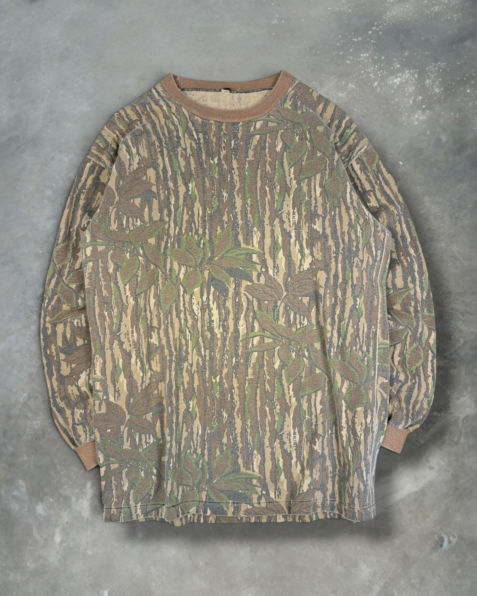 ‘90s Real Tree Camo Long Sleeve Sz. L