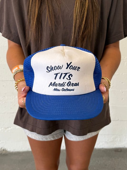 ‘90s Mardi Gras Snap Back Hat