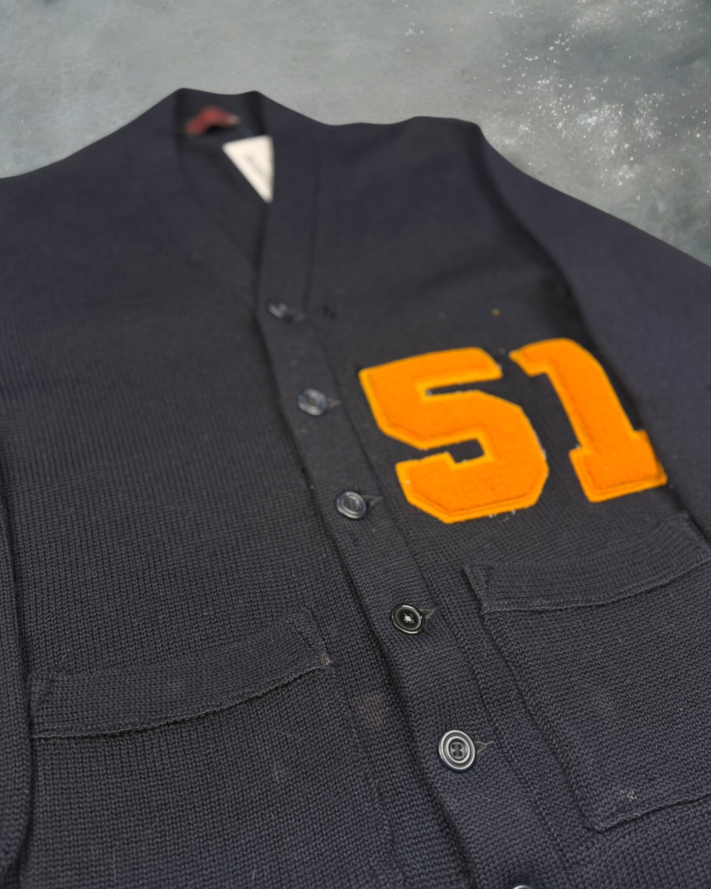 ‘40s Illinois University Varsity Letterman Cardigan Sz. M