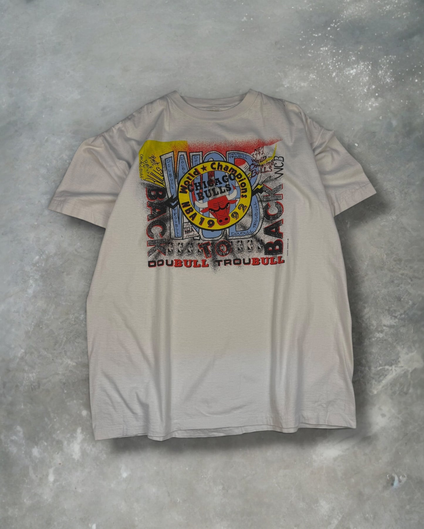 ‘92 World Champs Bulls Tee Sz. XL