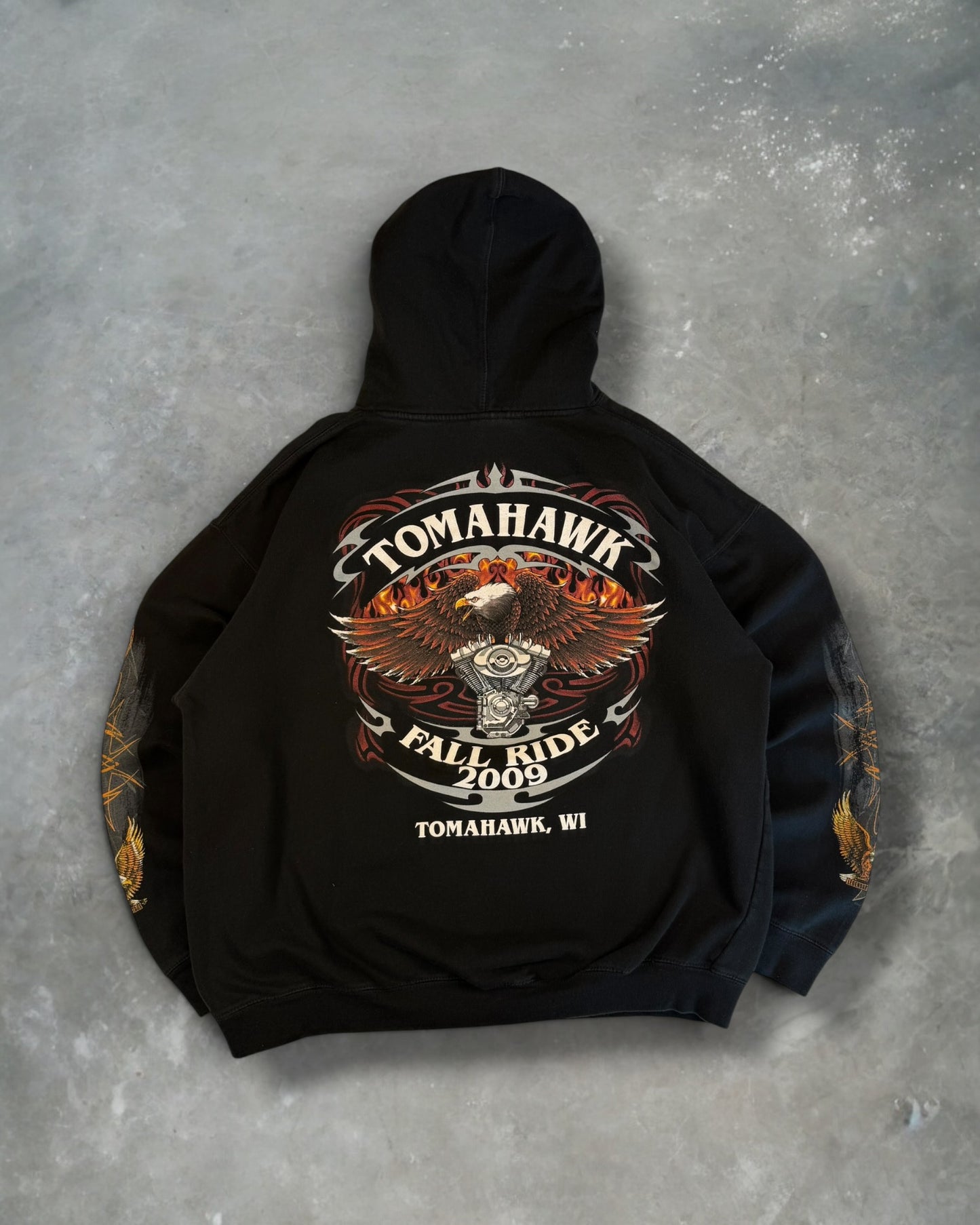 ‘09 Ride Free Biker Hoodie Sz. XL