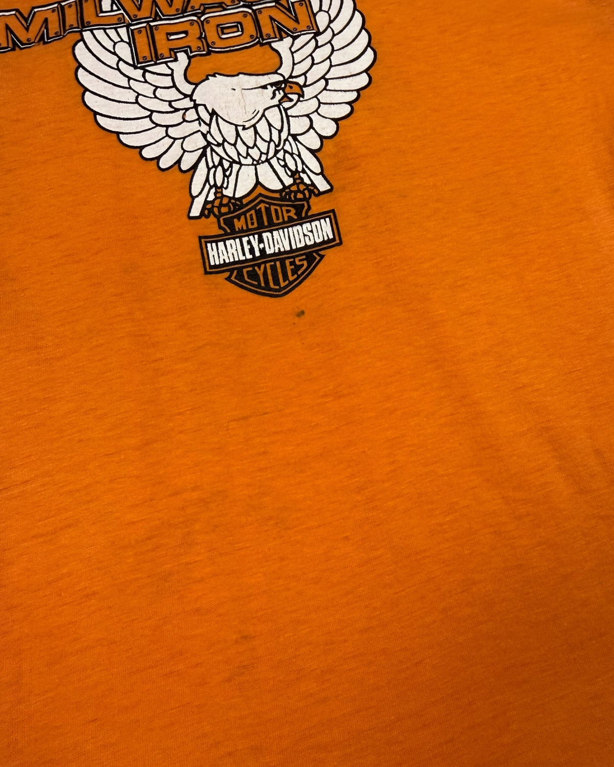 ‘70s Milwaukee Iron Harley Davidson Tee Sz. L