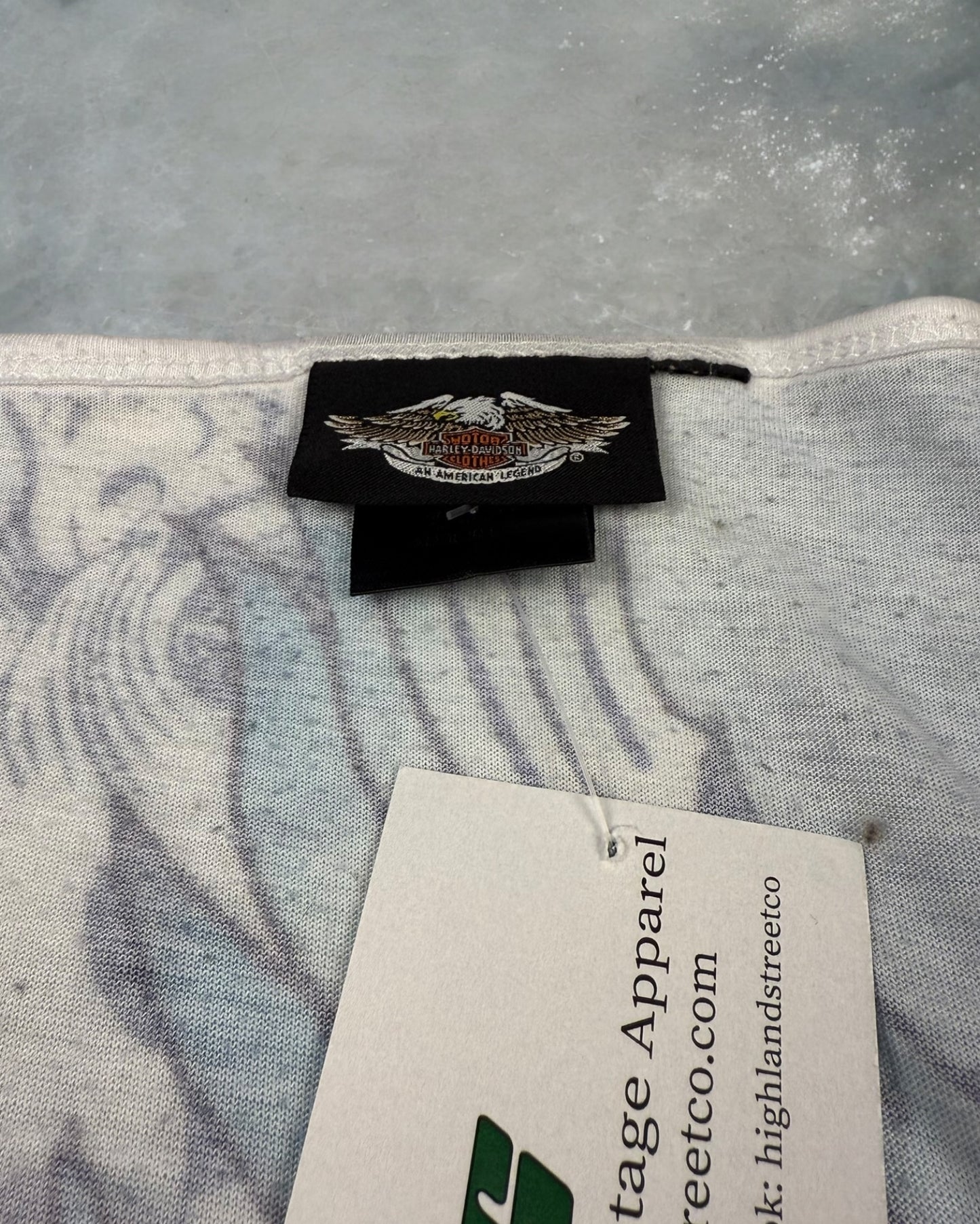 ‘00s Paisley Harley Top Sz. XL