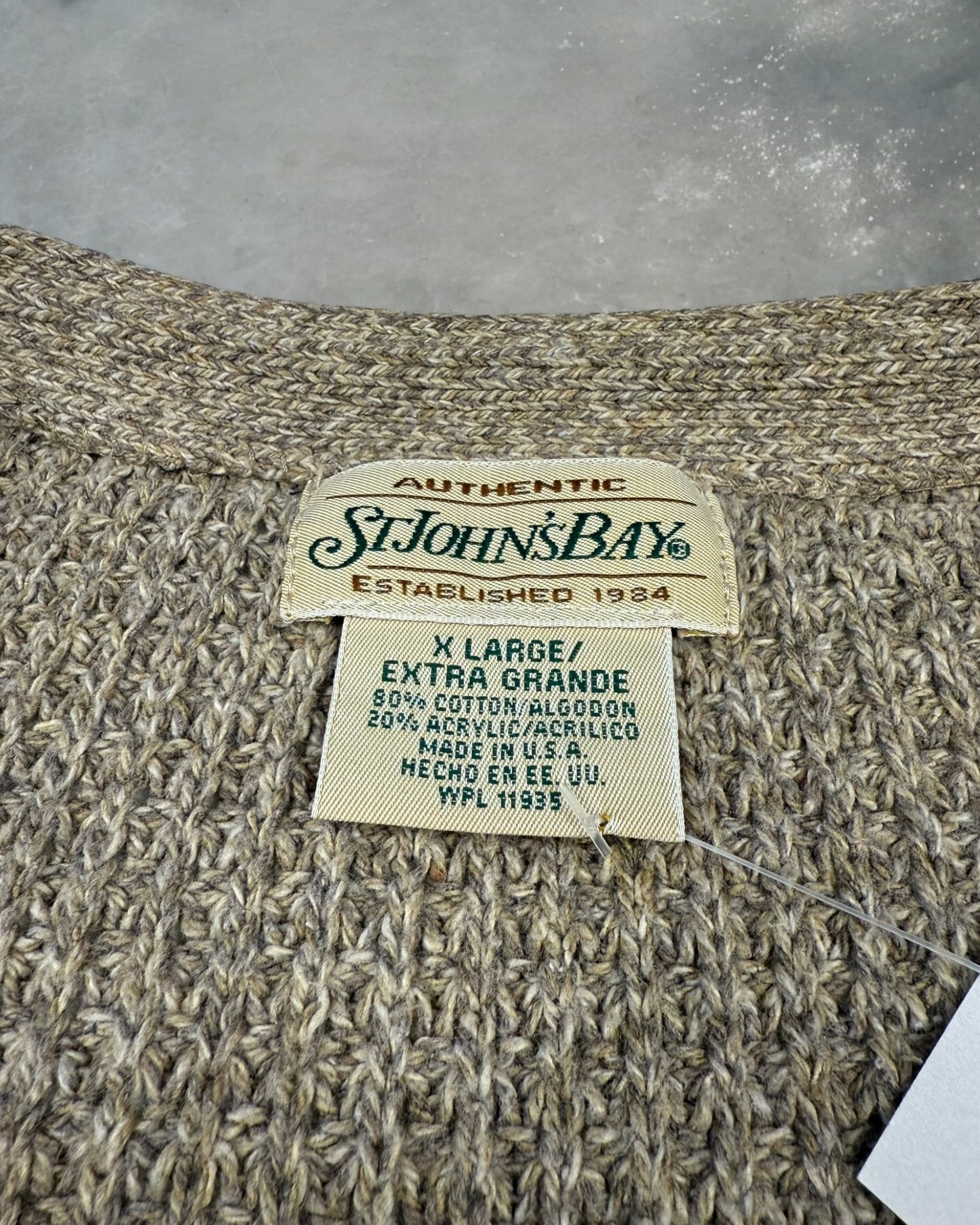 ‘90s St. John’s Bay Sweater Vest Sz. XL