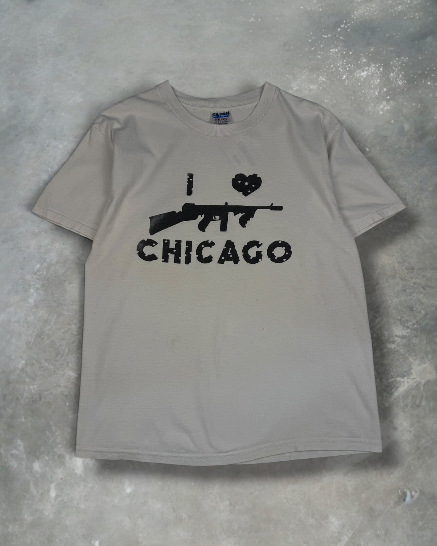‘00s Chiraq Humor Tee Sz. L
