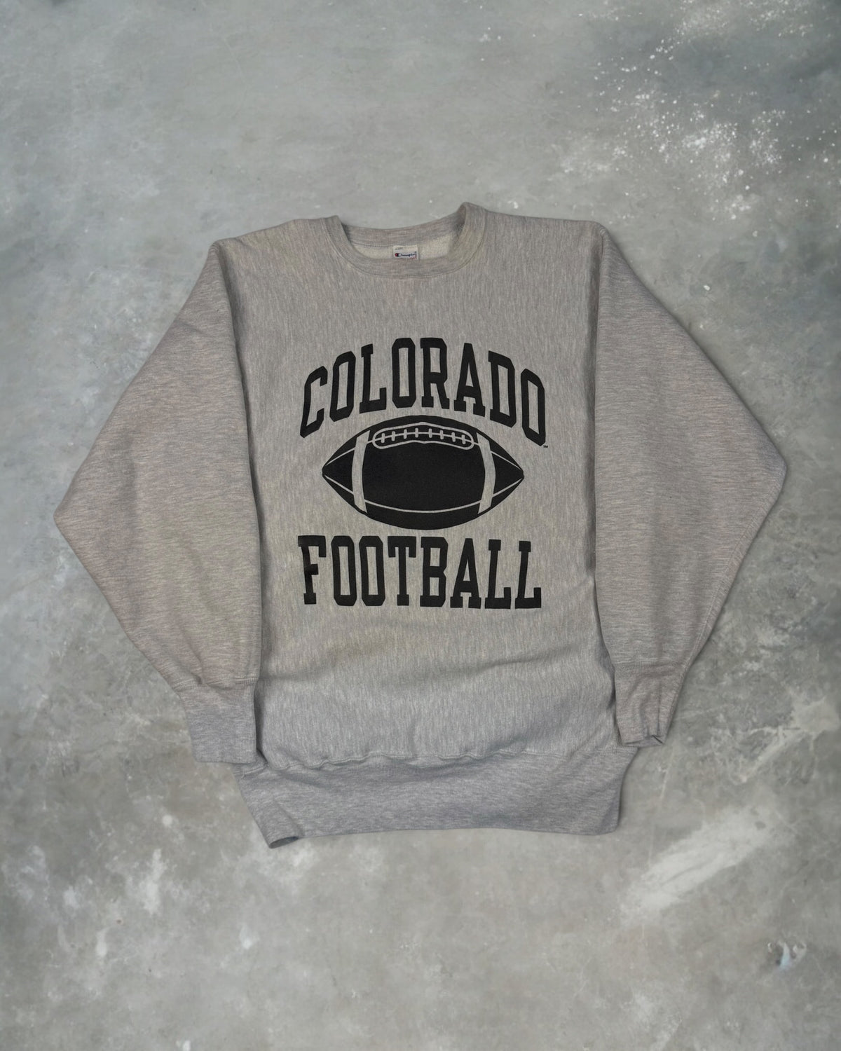 ‘90s Colorado Football Champion Reverse Weave Crewneck Sz. XXL