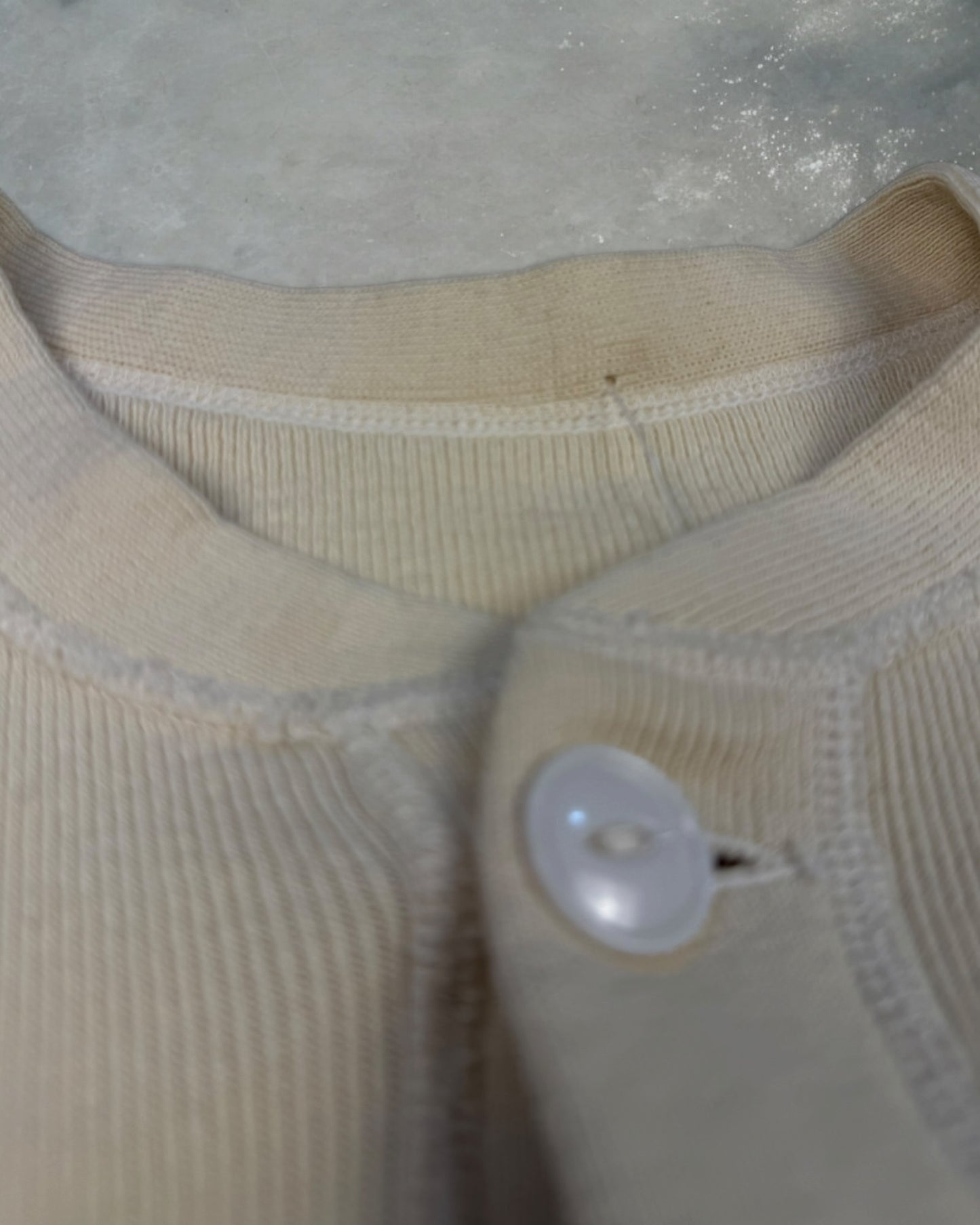 ‘50s Military Henley Long Sleeve Sz. M