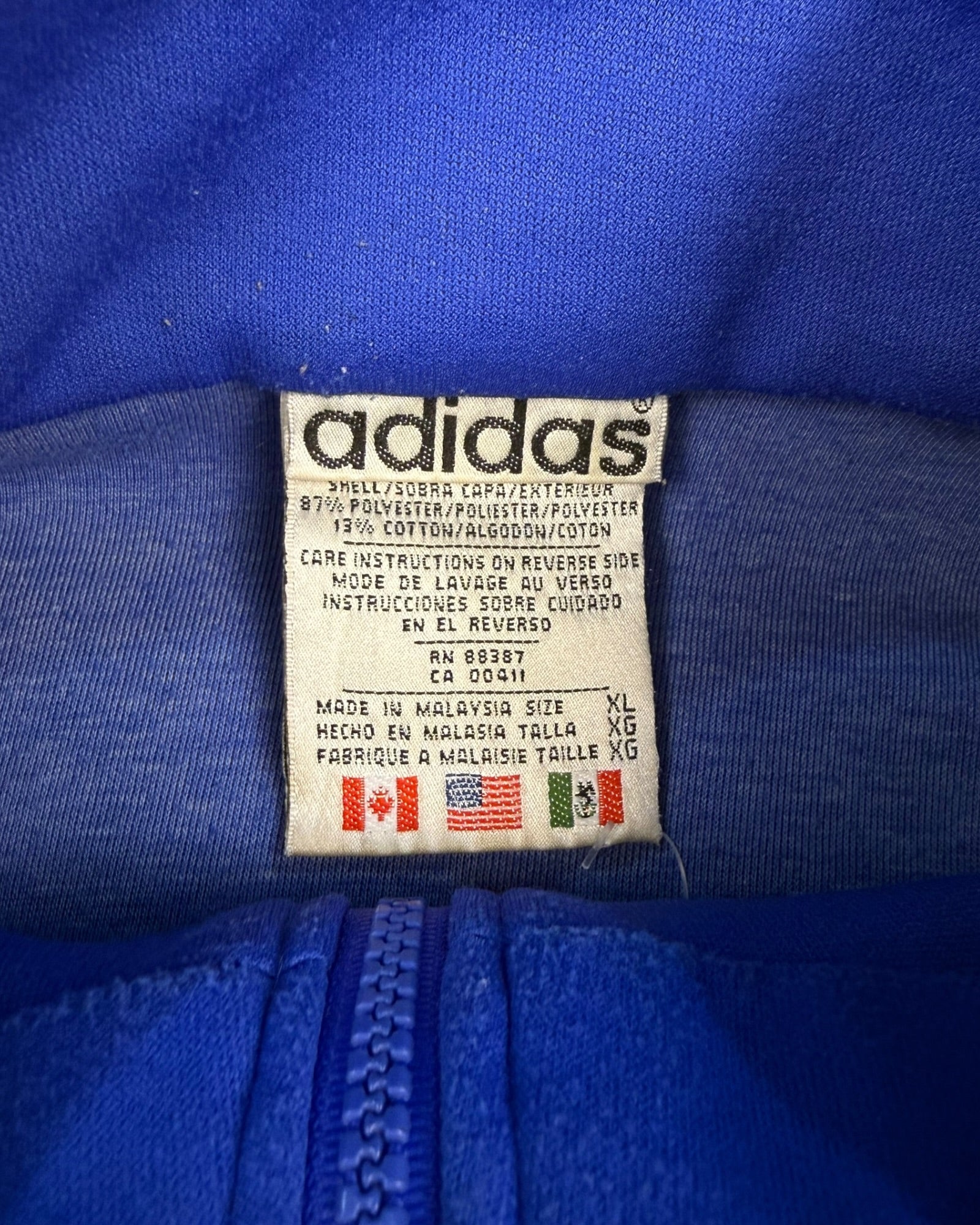 ‘90s adidas Zip Up Sz. XL