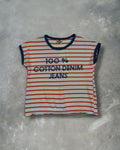‘70s Cotton Denim Baby Tee Sz. M