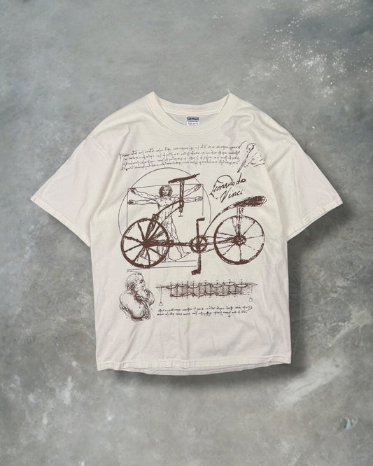 ‘00s Leonardo Da Vinci Art Tee Sz. L