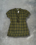 ‘00s Maurice’s Green Blouse Sz. XL