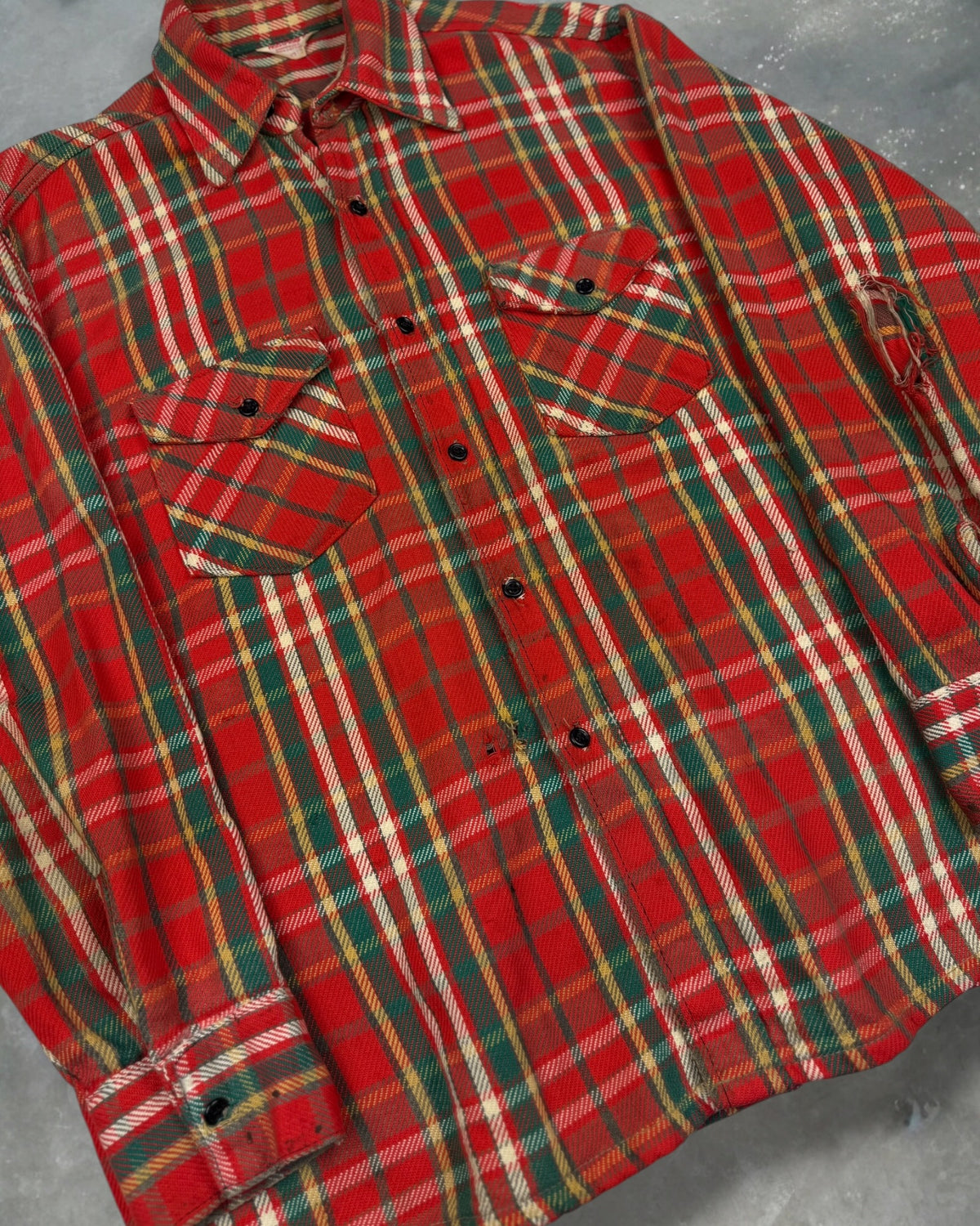 ‘60s All Cotton Frostproof Flannel Sz. XL
