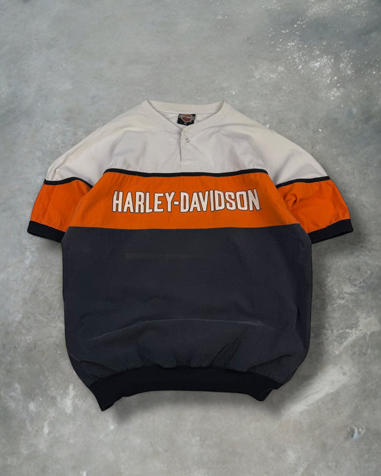 ‘90s Harley Davidson Button Tee Sz. XL