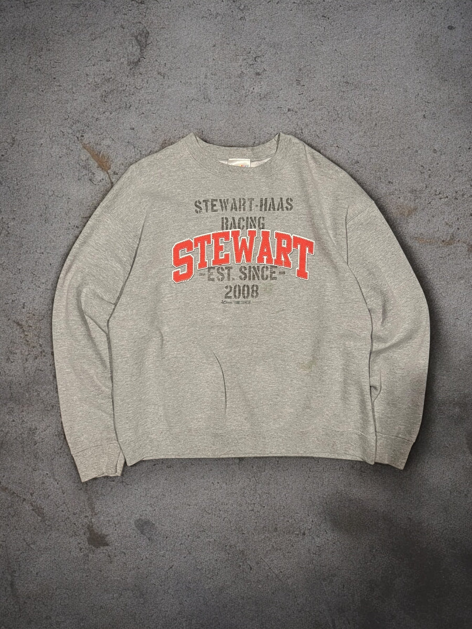 ‘00s Stewart Nascar Crewneck Sz. XL