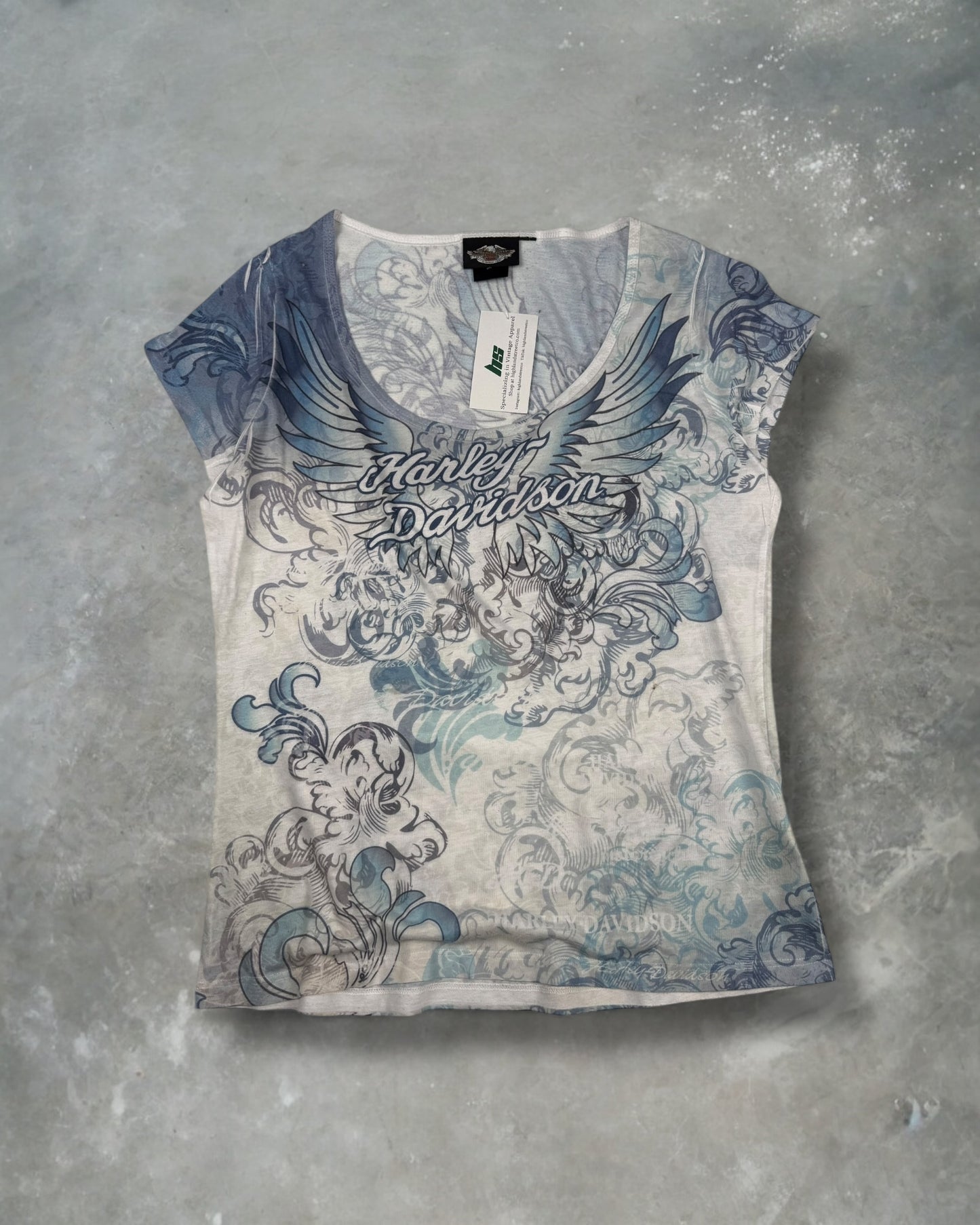 ‘00s Paisley Harley Top Sz. XL