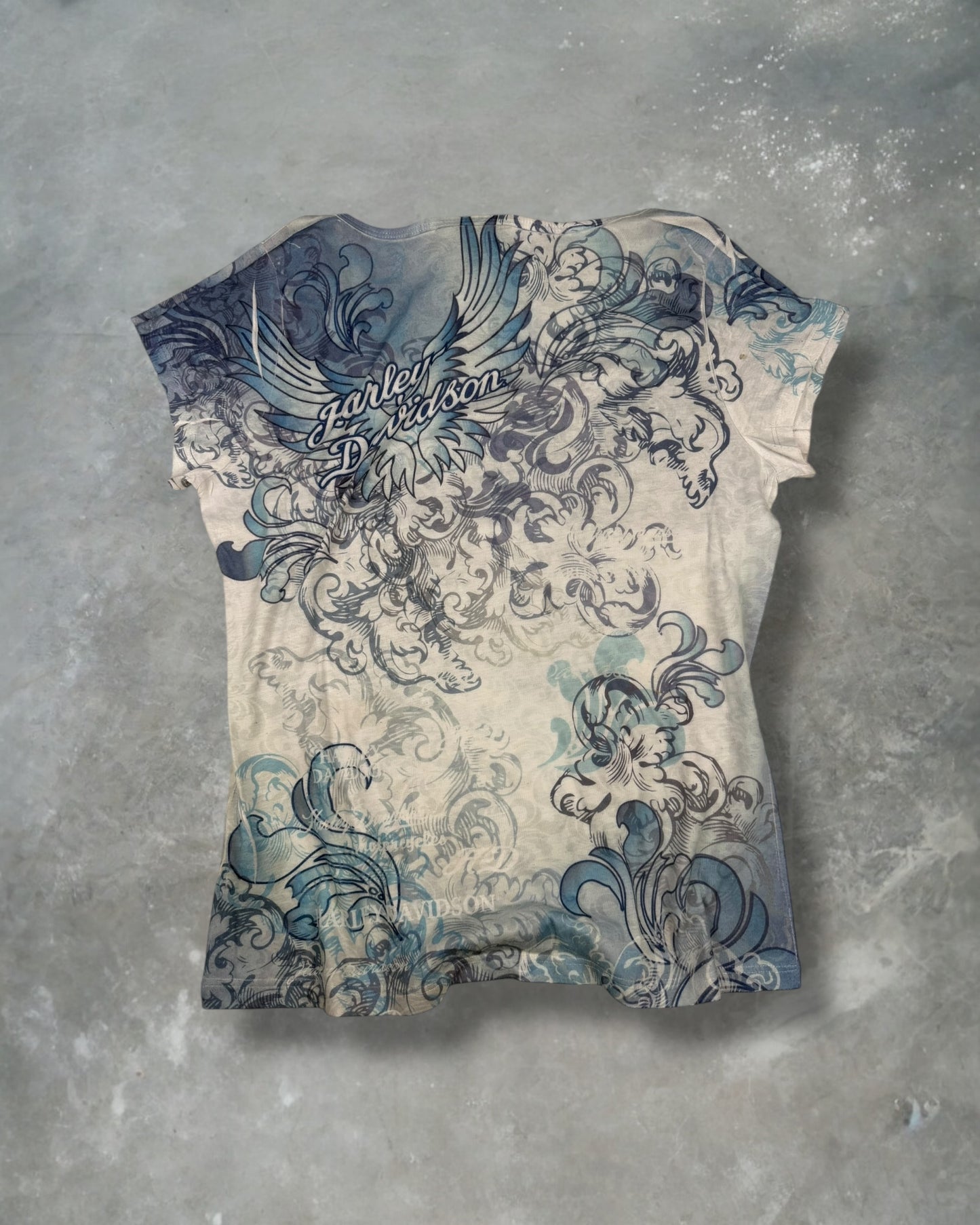 ‘00s Paisley Harley Top Sz. XL