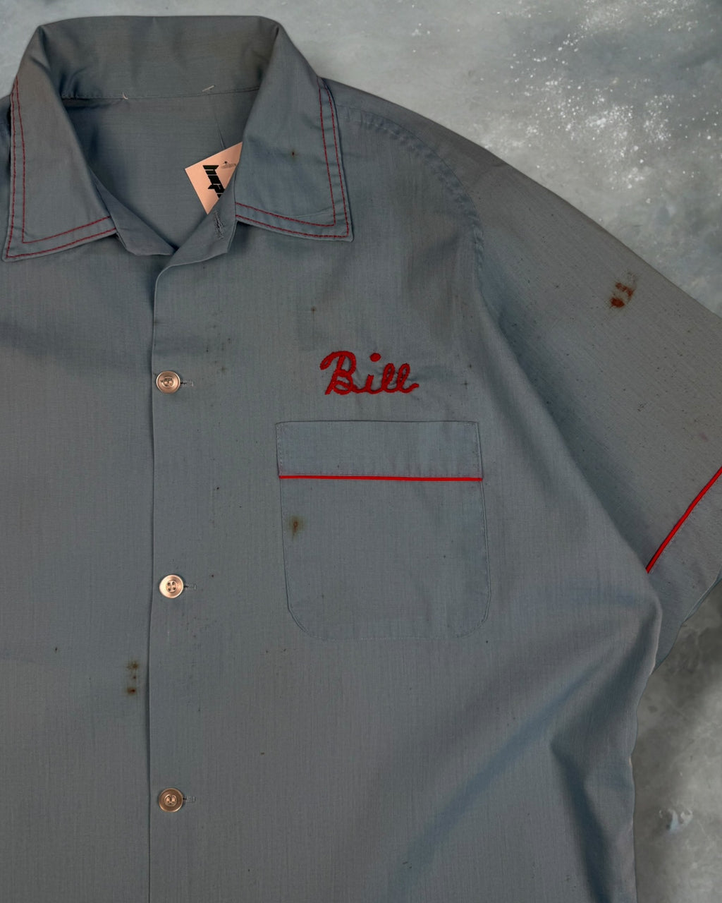 ‘50 Bill’s Chain Stitched Bowling Tee Sz. L
