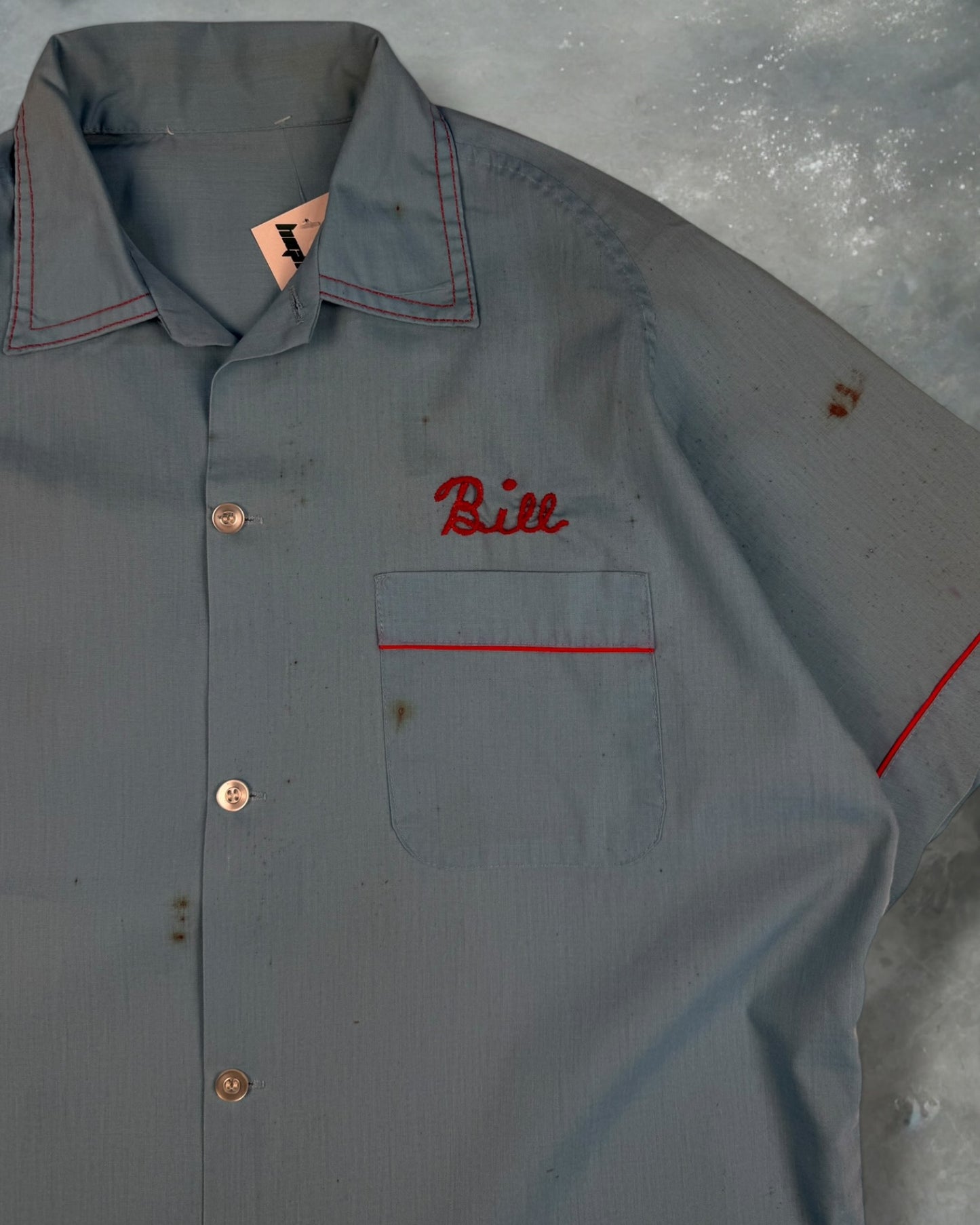 ‘50 Bill’s Chain Stitched Bowling Tee Sz. L