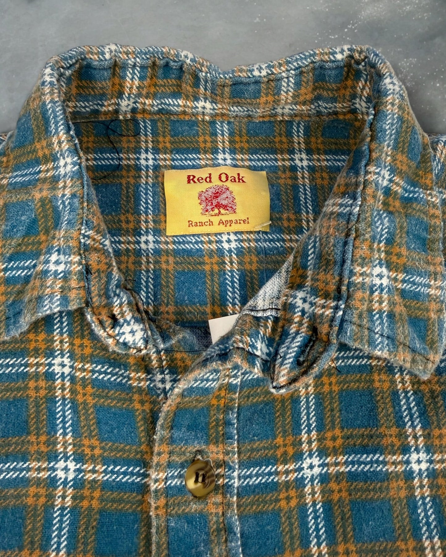 ‘80s Red Oak Flannel Sz. XL