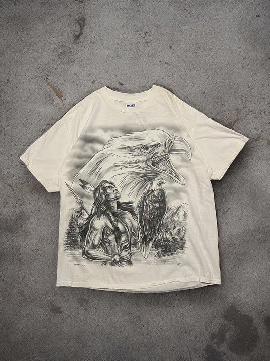 ‘90s Indian Eagle Nature Tee Sz. XL