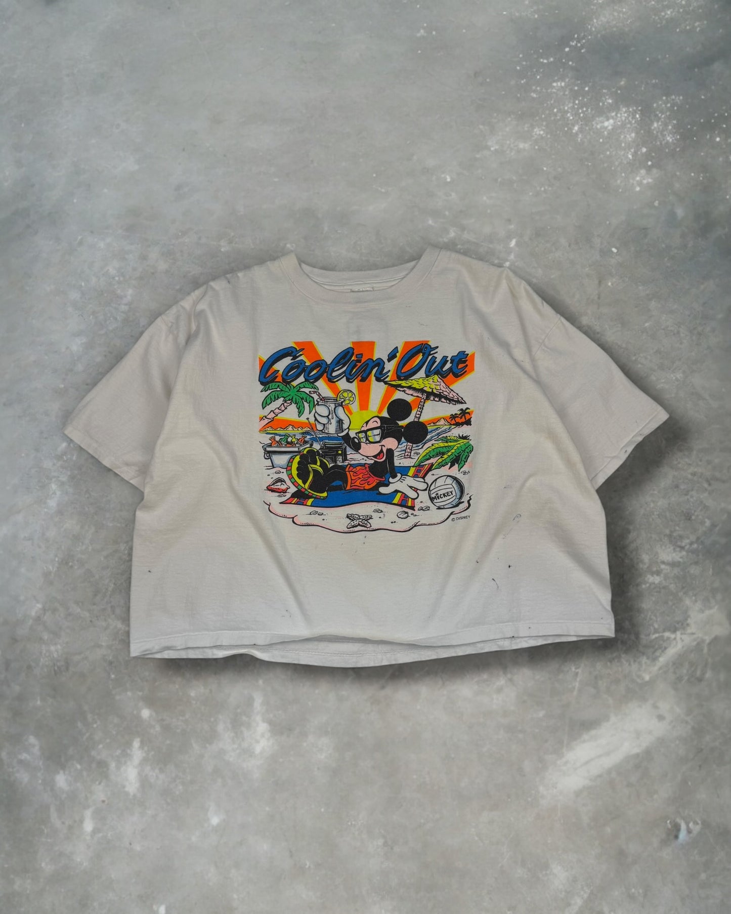 ‘90s Mickey Crop Top Sz. L