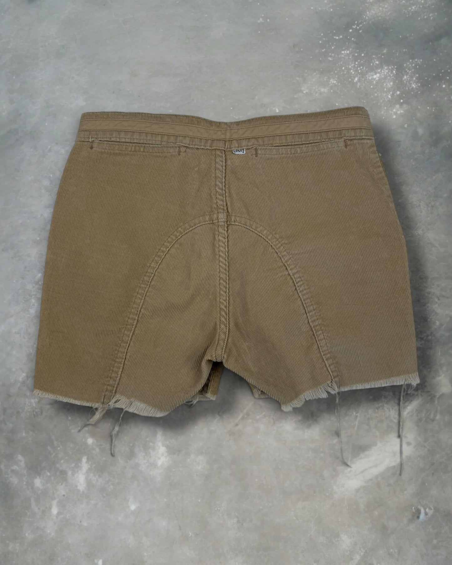 ‘70s Talon Zip Cut Off Corduroy Levi’s Shorts Sz. 30