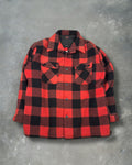 ‘40s Brent Shadow Knit Flannel Sz. L
