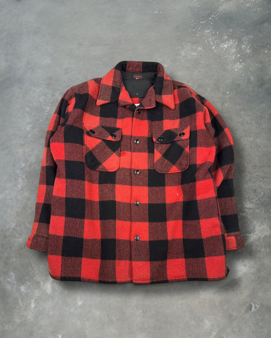 ‘40s Brent Shadow Knit Flannel Sz. L