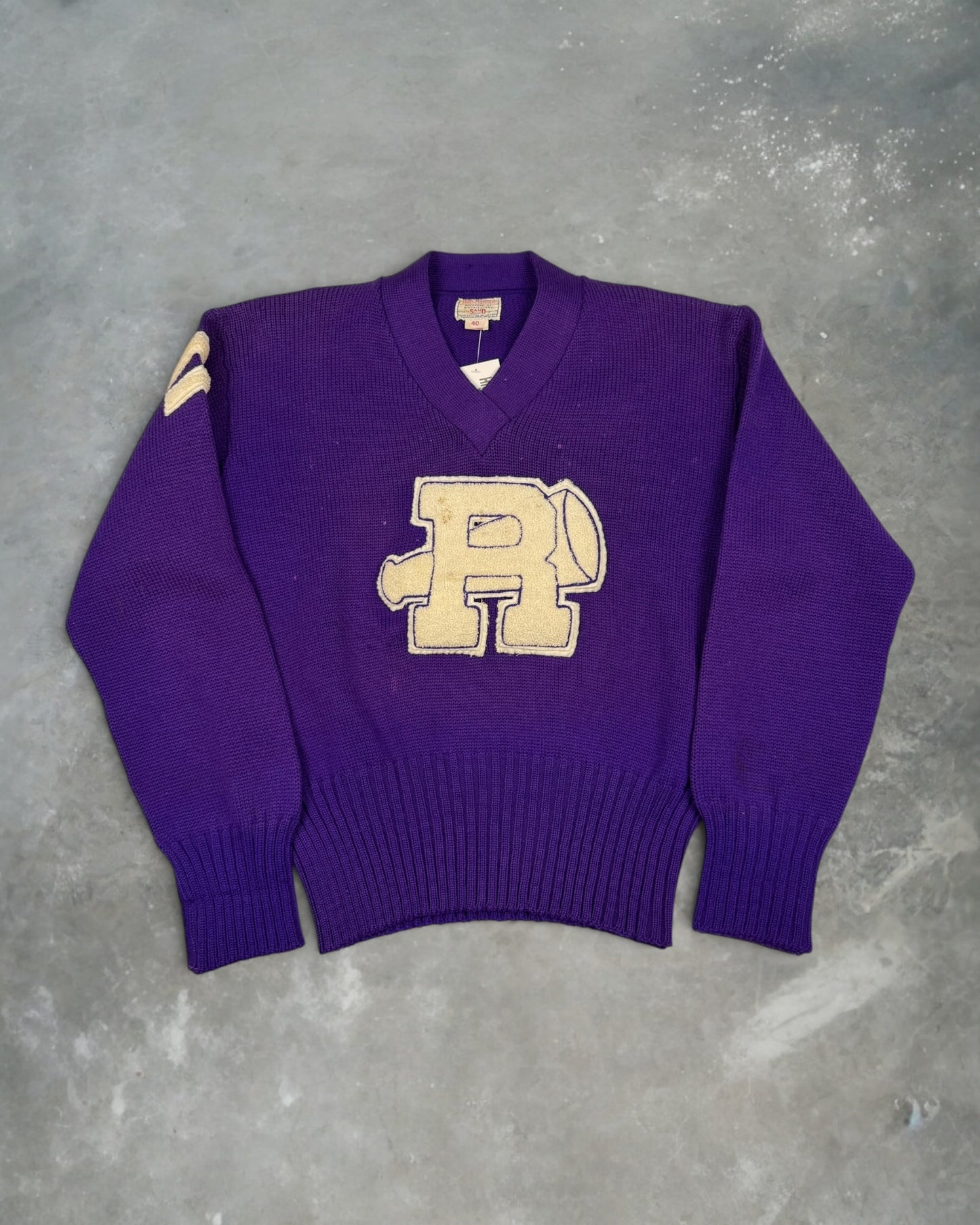 ‘50s Rockford Varsity Cheer Sweater Sz. M
