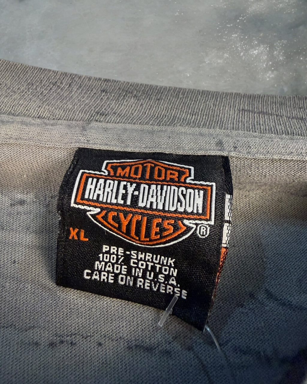 ‘90s Harley Davidson Gradient Ling Sleeve Sz. XL