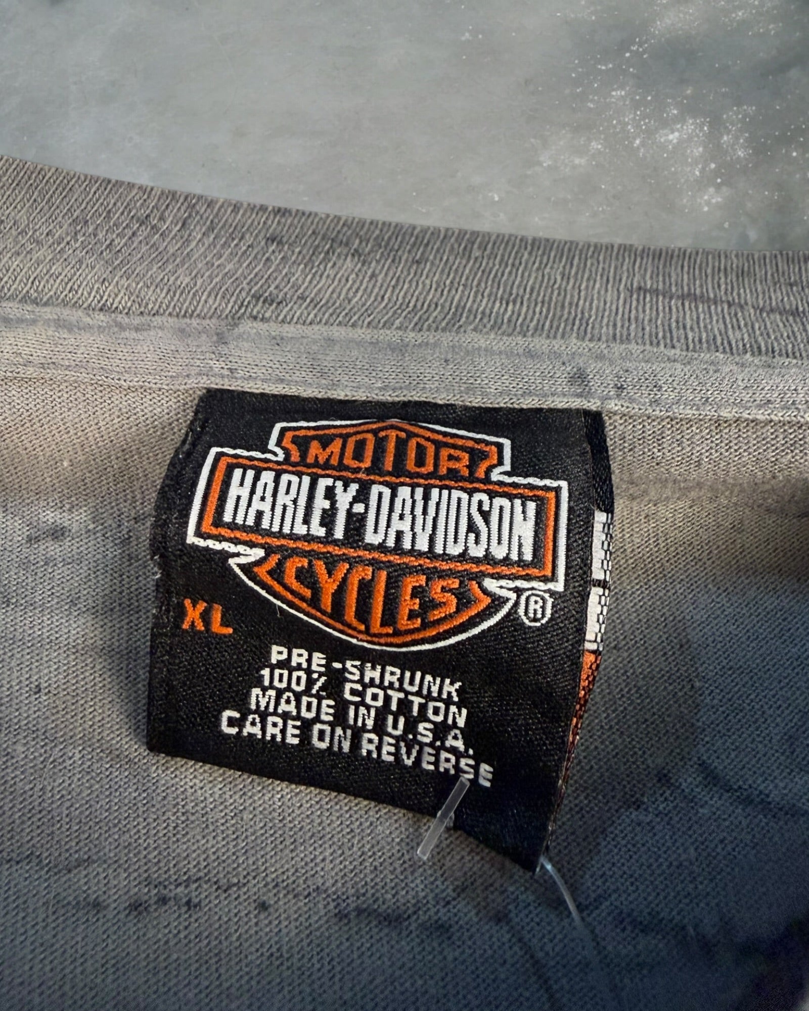 ‘90s Harley Davidson Gradient Ling Sleeve Sz. XL