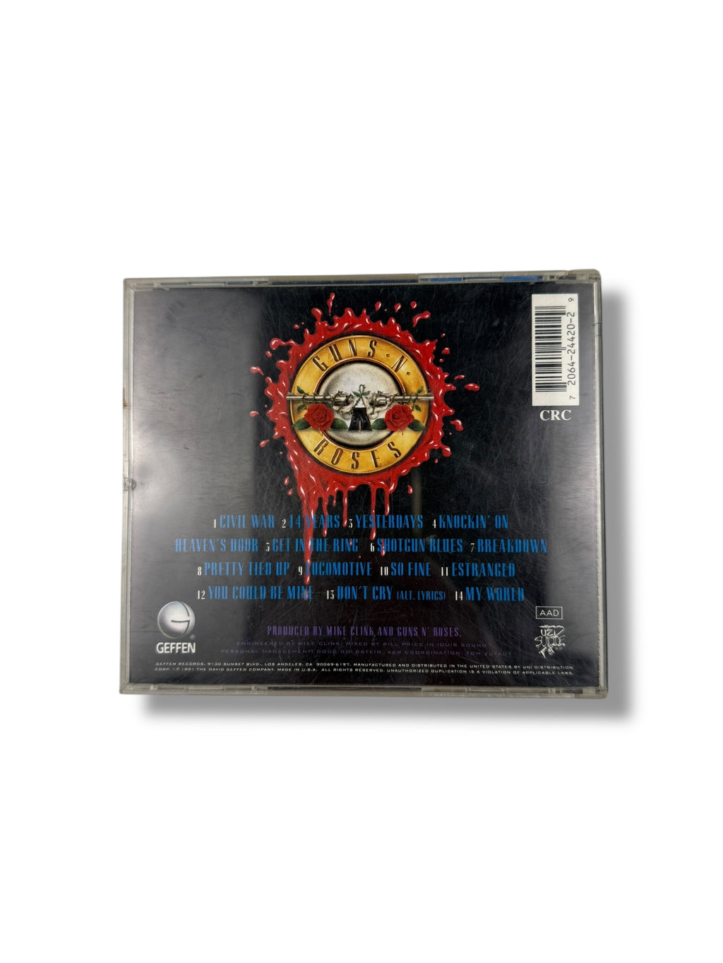 ‘91 Gun N’ Roses CD