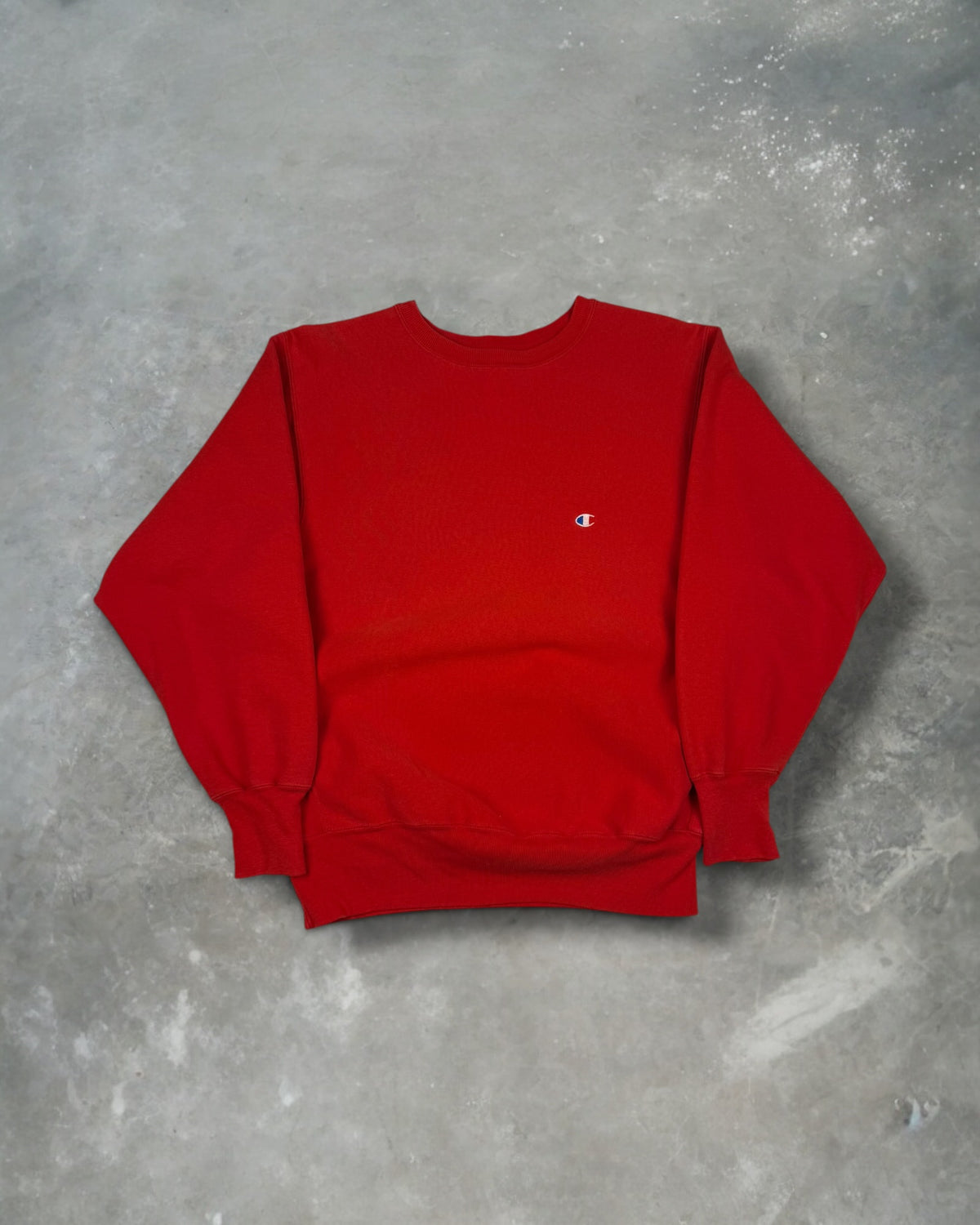 ‘90s Red Champion Reverse Weave Crewneck Sz. XL