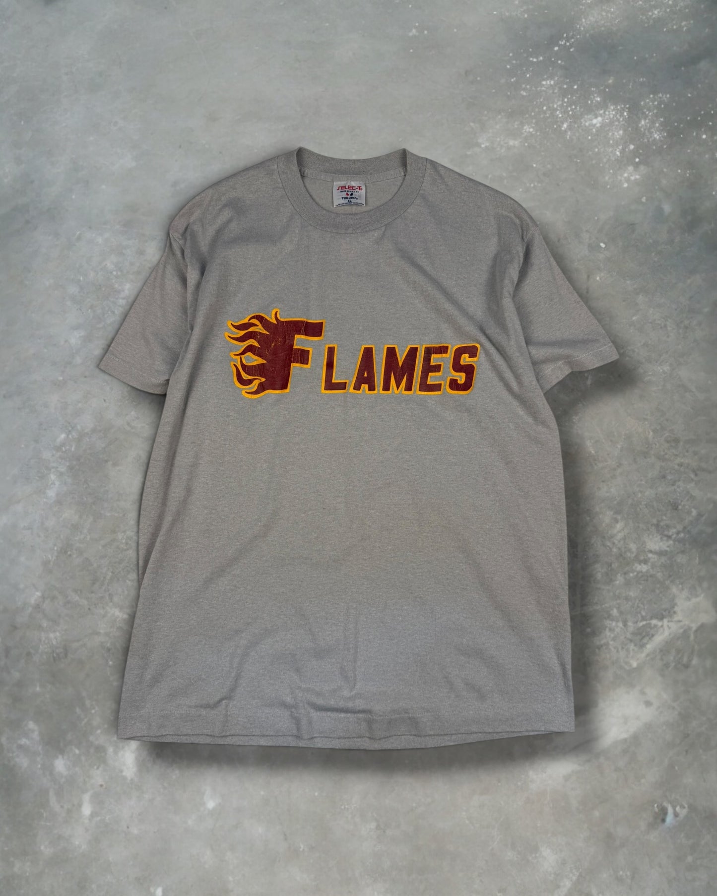 ‘90s Calgary Fames Tee Sz. XL