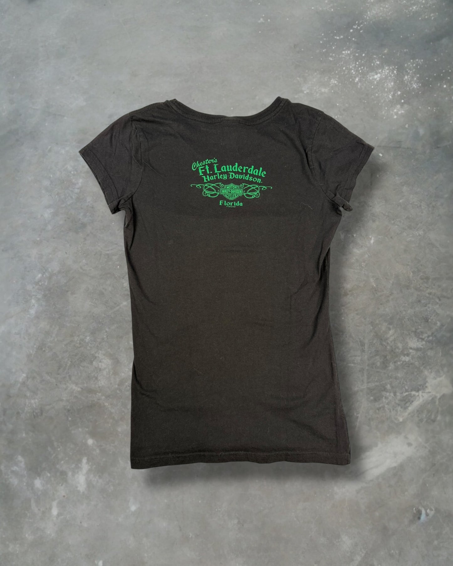 ‘15 Harley Rhinestone Tee Sz. S￼