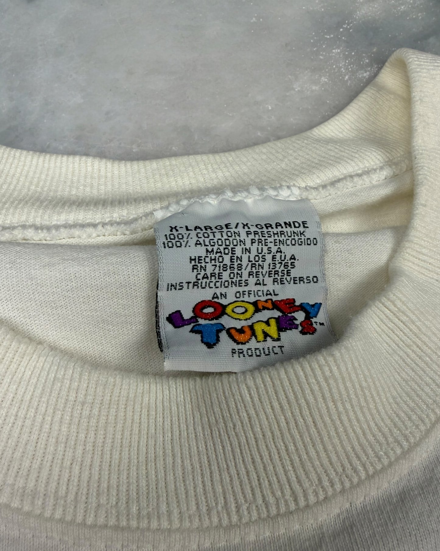 ‘96 Side Impact Taz Lonney Tunes Tee Sz. XL