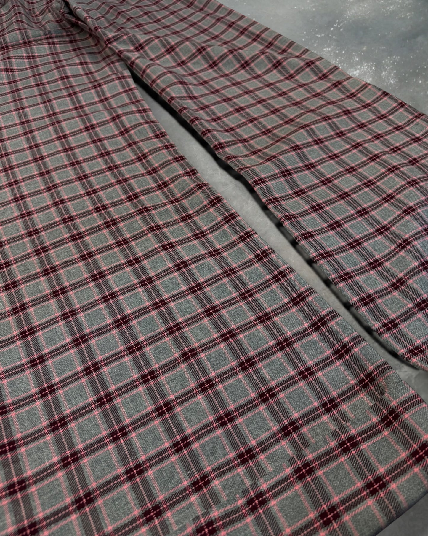 ‘70s Jc Penny Flare Plaid Pants Sz. 26x33