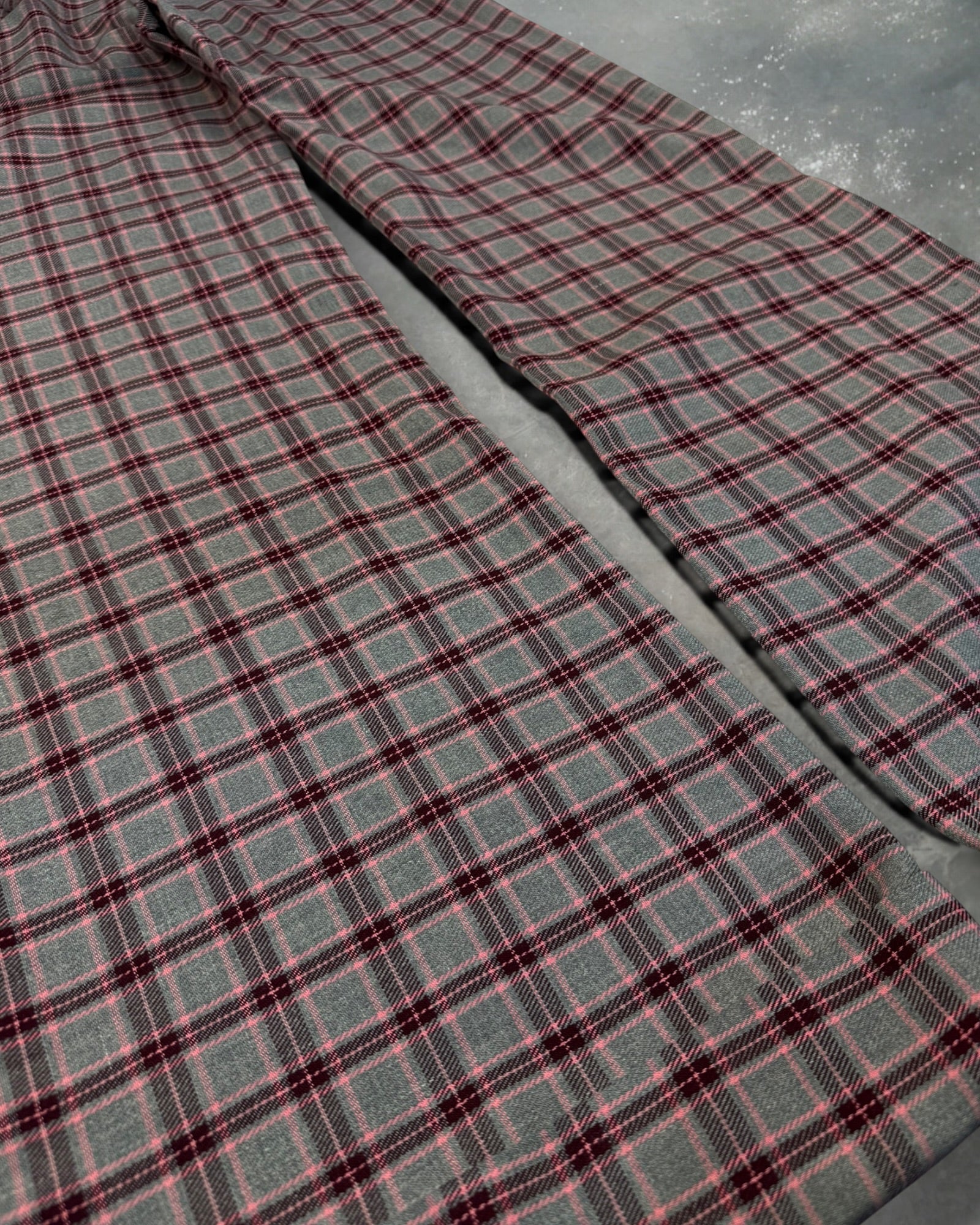‘70s Jc Penny Flare Plaid Pants Sz. 26x33