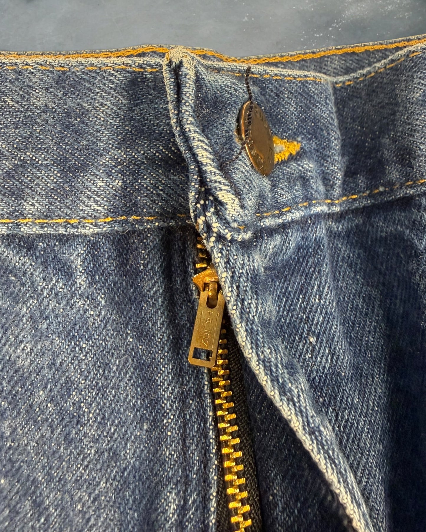 ‘70s Talon Zip Rustler Cut Off Jorts Sz. 34