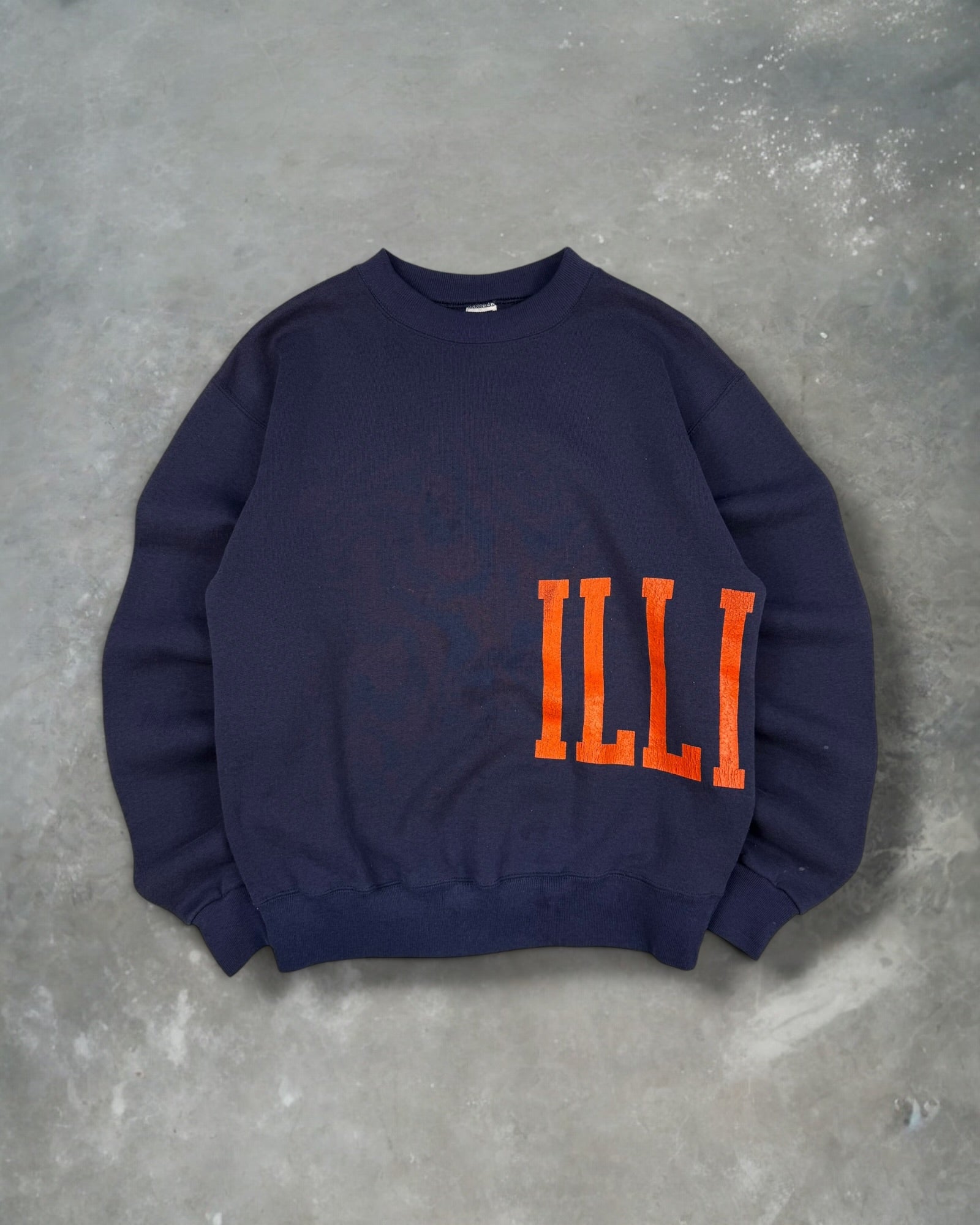 ‘90s Illinois University Wrap Around Crewneck Sz. L