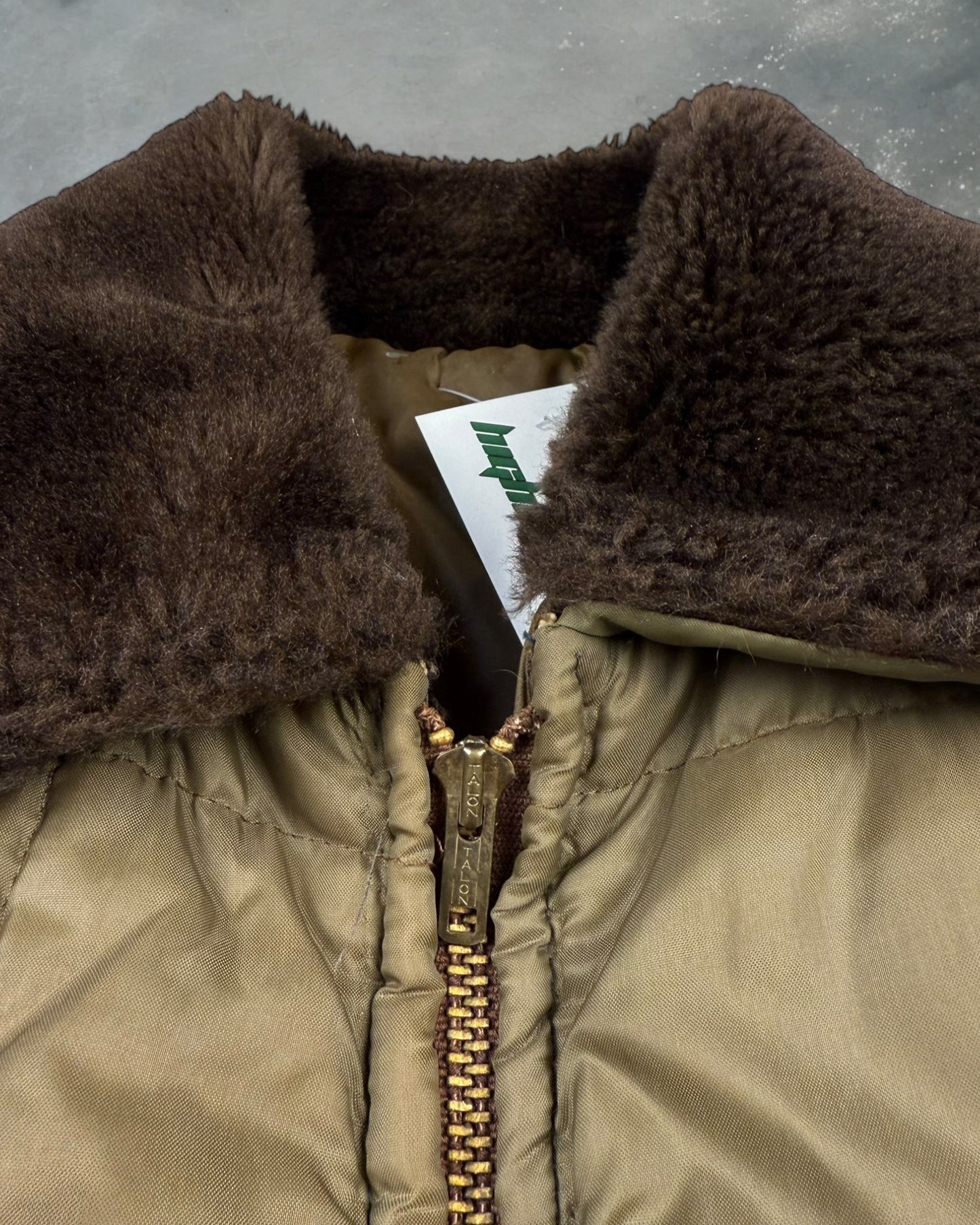 ‘70s Puffer Trench Coat Sz. XL