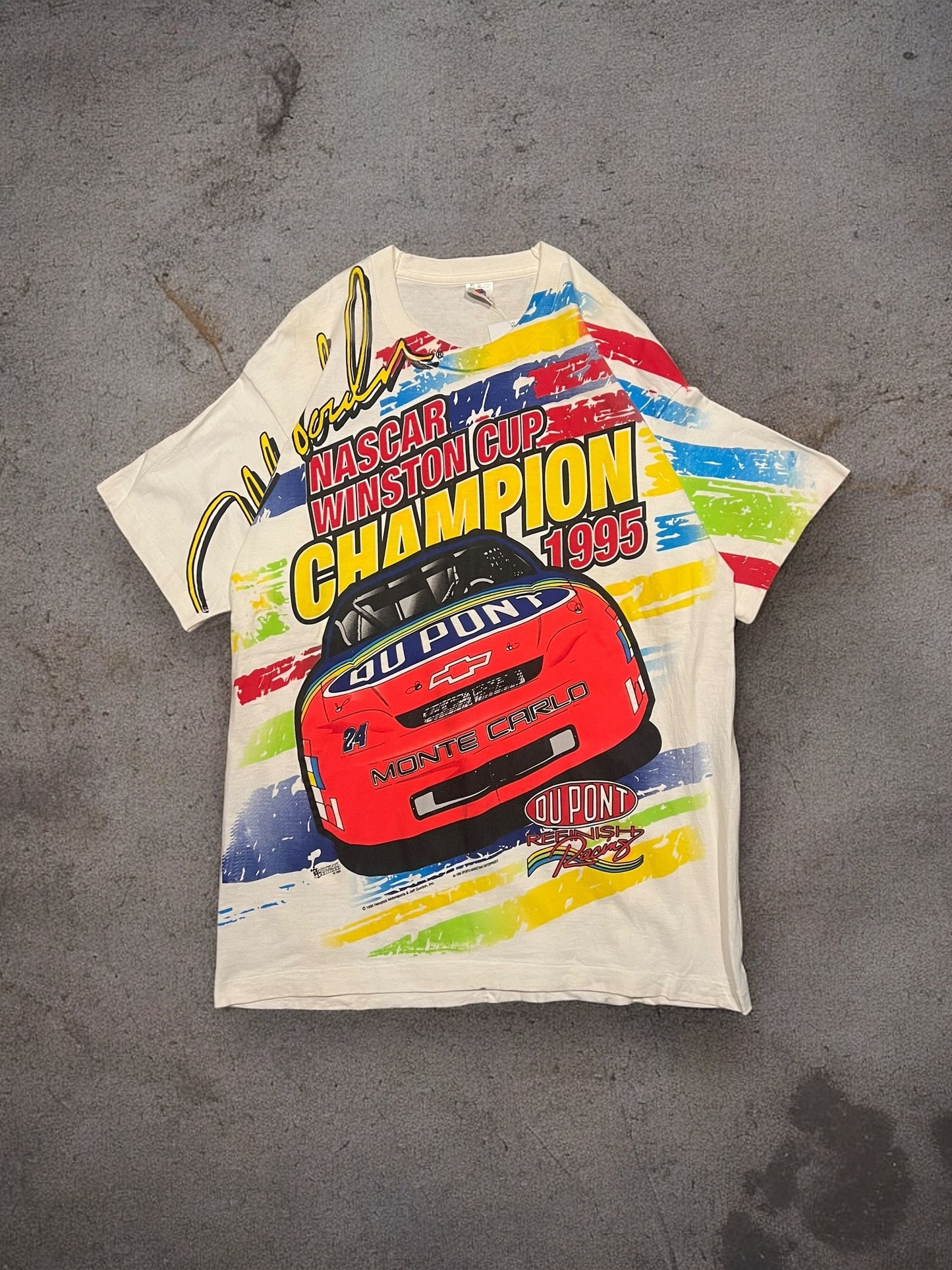 ‘95 Jeff Gordon NASCAR AOP Tee Sz. XL