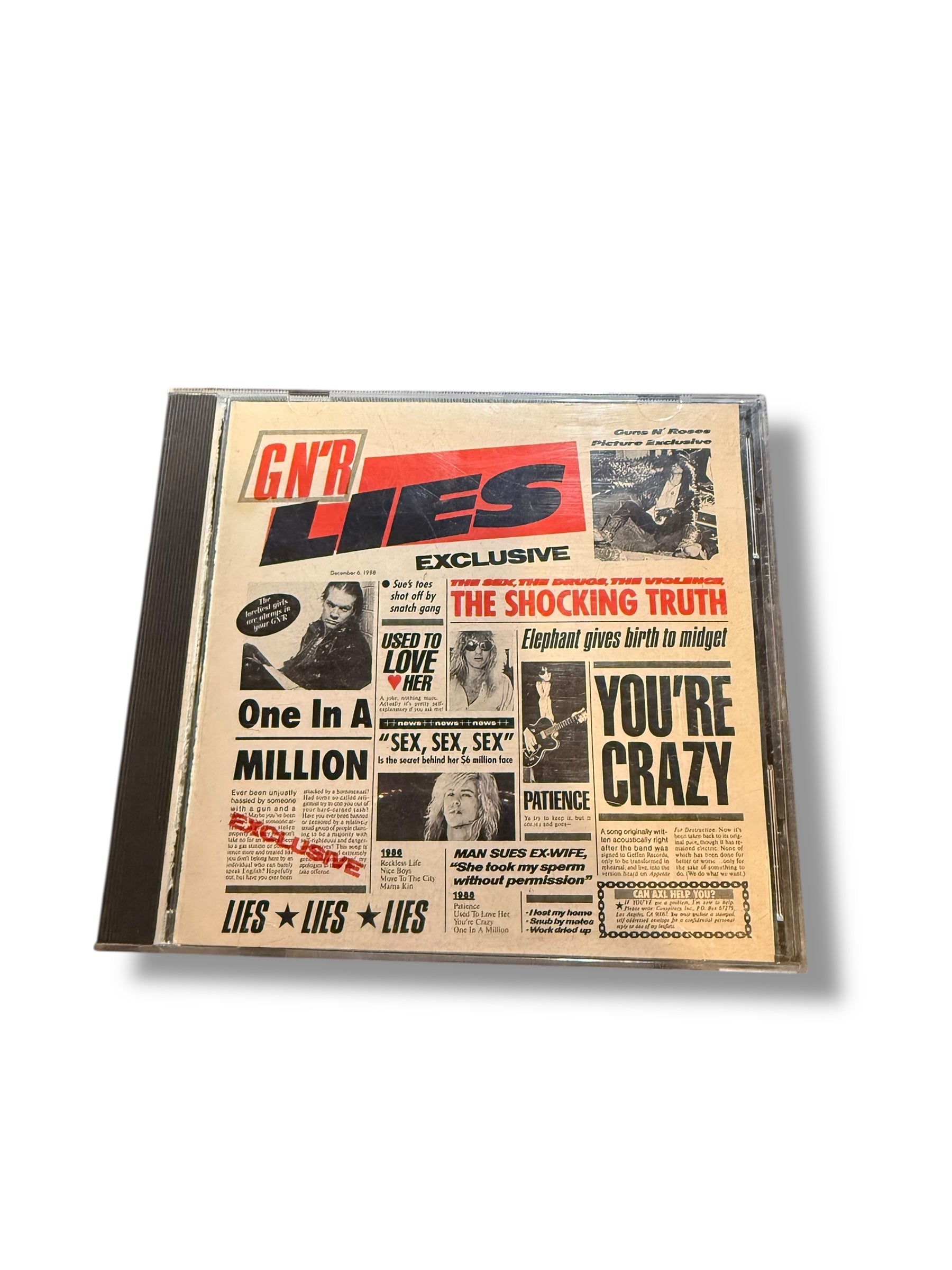 ‘86 Guns N Roses Lies CD