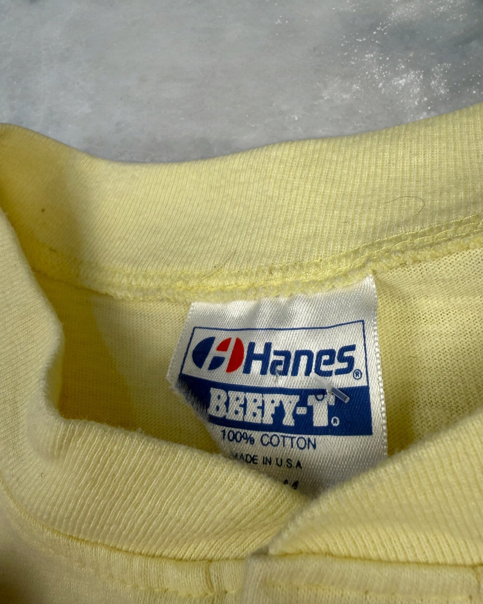 ‘80s Harley Owner Group Button Tee Sz. XL